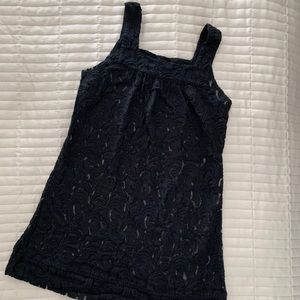 Black Lace Swimsuit Coverup Size Small